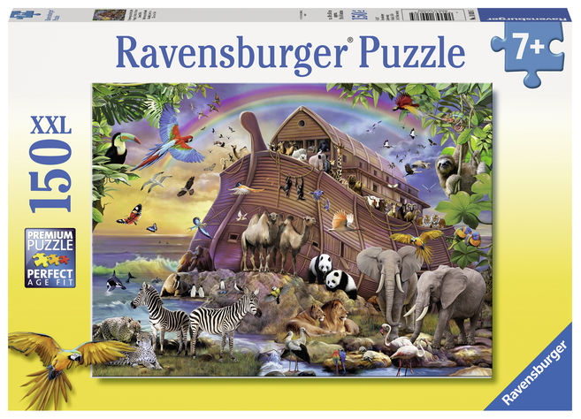 Puzzle arca cu animalute 150 piese ravensburger