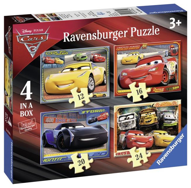 Puzzle Cars 12/16/20/24 piese Ravensburger