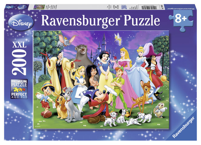 Puzzle personaje Disney 200 piese Ravensburger