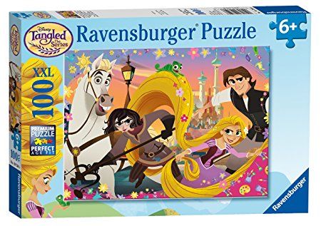 Puzzle Rapunzel 100 piese fetite Ravensburger