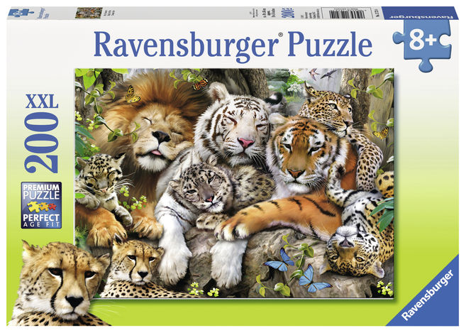 Puzzle tigri 200 piese ravensburger