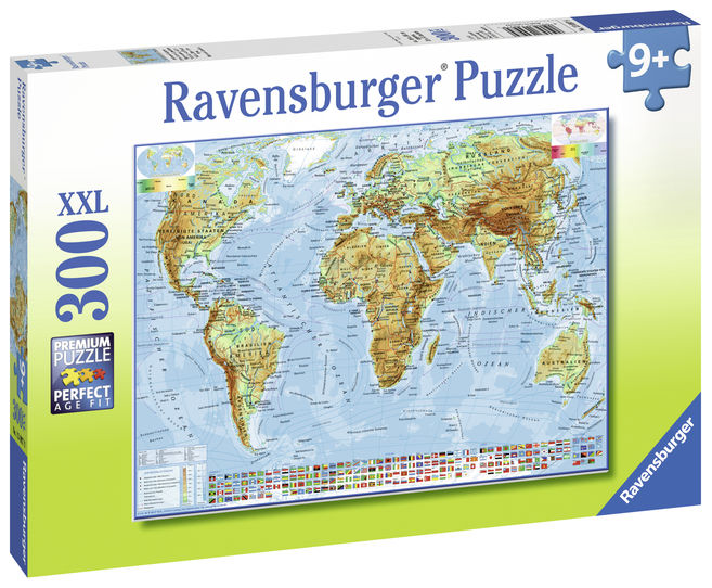 Puzzle harta Politica 300 piese Ravensburger