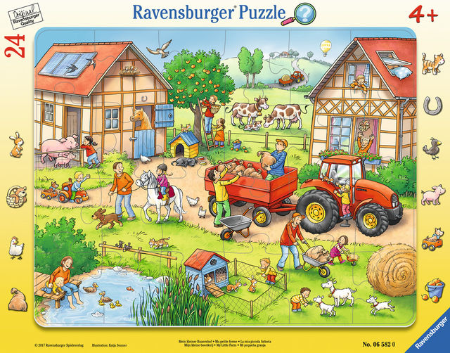 Puzzle mica ferma 24 piese ravensburger