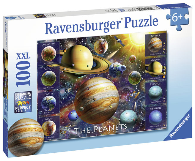Puzzle planete 100 piese ravensburger