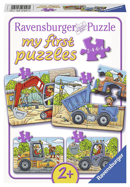 Puzzle santier 2/4/6/8 piese ravensburger