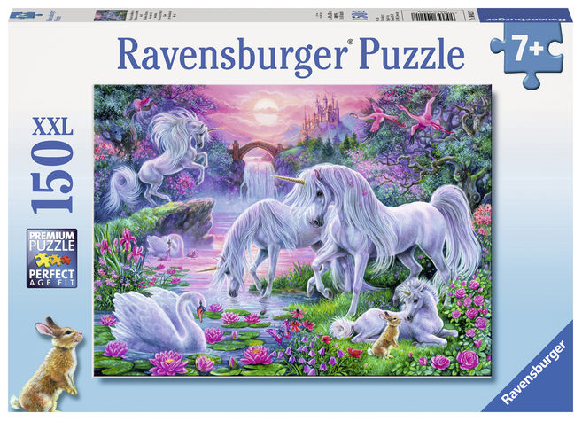 Puzzle unicorni la apus 150 piese ravensburger