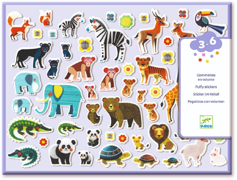 Abtibilduri moi cu animalute djeco
