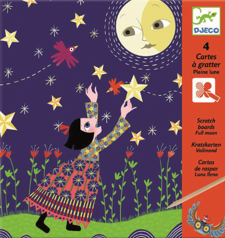 Joc creativ de razuit luna plina djeco