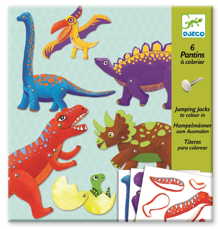 Joc creativ dinozauri in miscare djeco