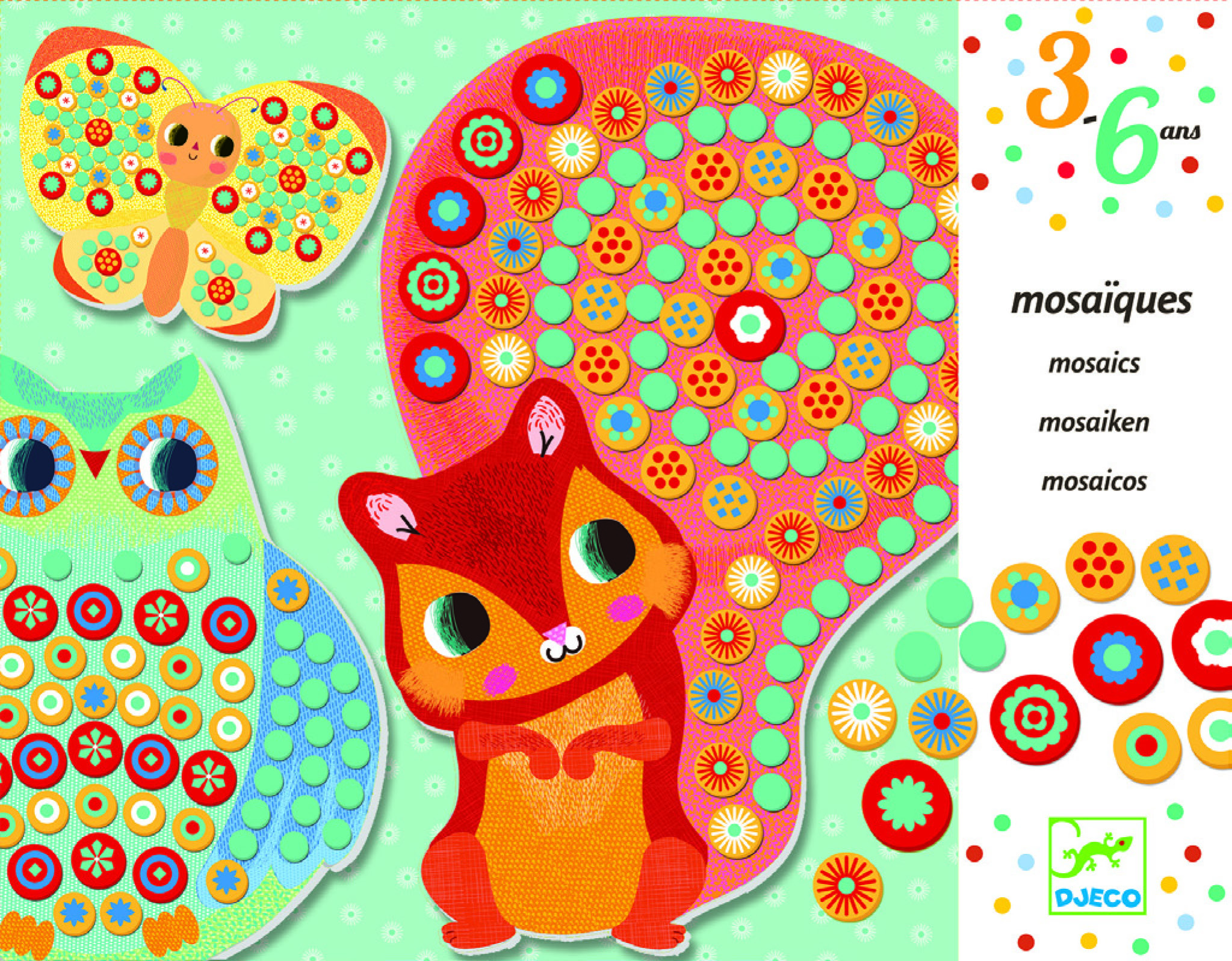 Mozaic joc creativ milfiori djeco