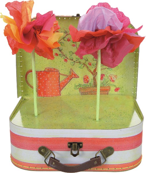 Set de creat flori din hartie de matase egmont