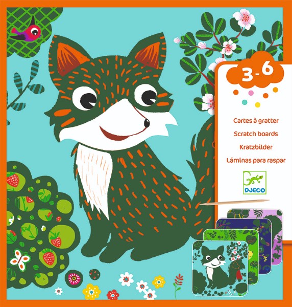 Joc creativ de razuit animale prietenoase djeco