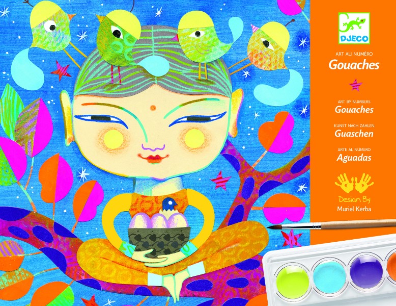 Atelier creativ de pictura india djeco