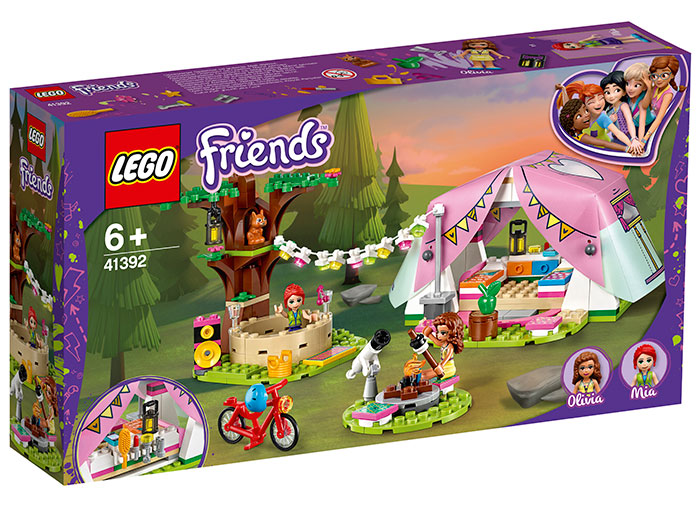 Camping luxos in natura Lego Friends