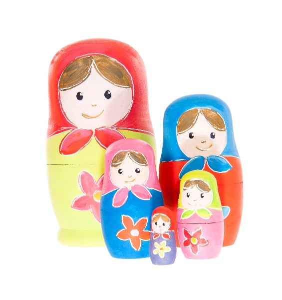 Set de pictat papusi matrioshka egmont