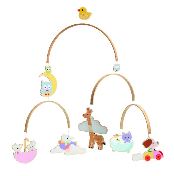 Decoratie mobila lemn animalute djeco