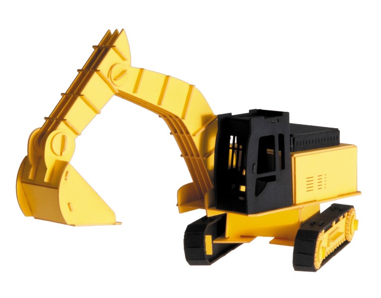 Excavator macheta 3d fridolin