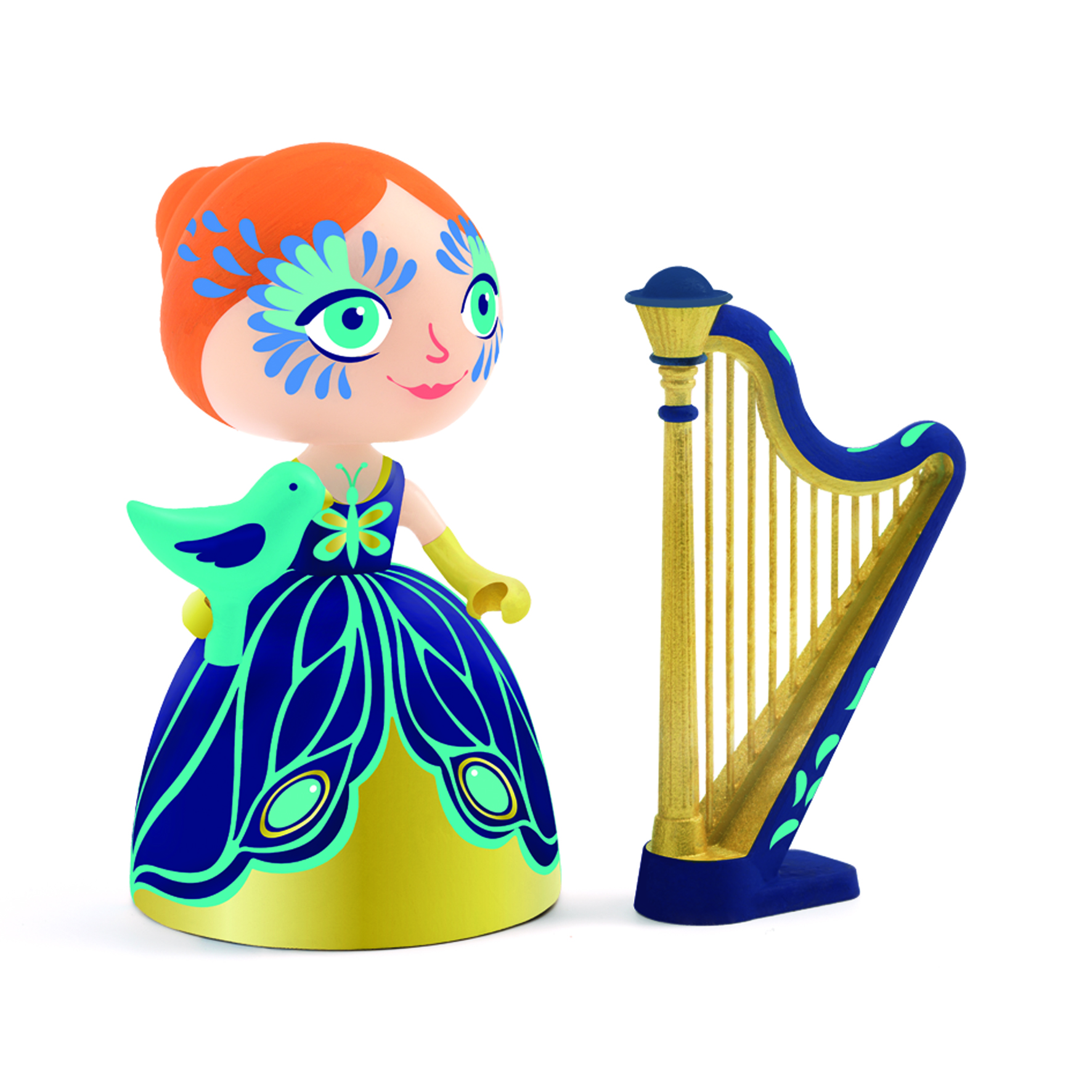 Printesa Elisa cu harpa Djeco image