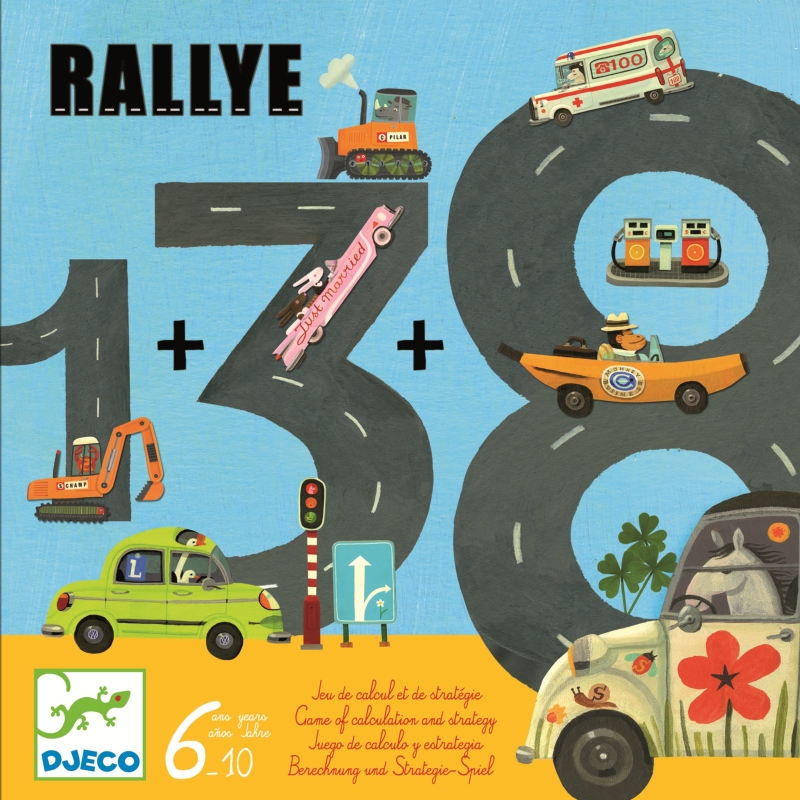 Joc cu trasee si kilometri rallye djeco