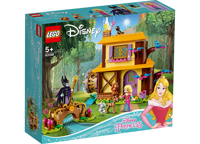 Casuta din padure a aurorei lego disney princess