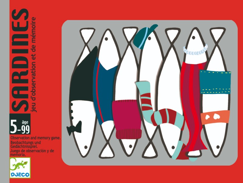 Joc de carti sardine djeco