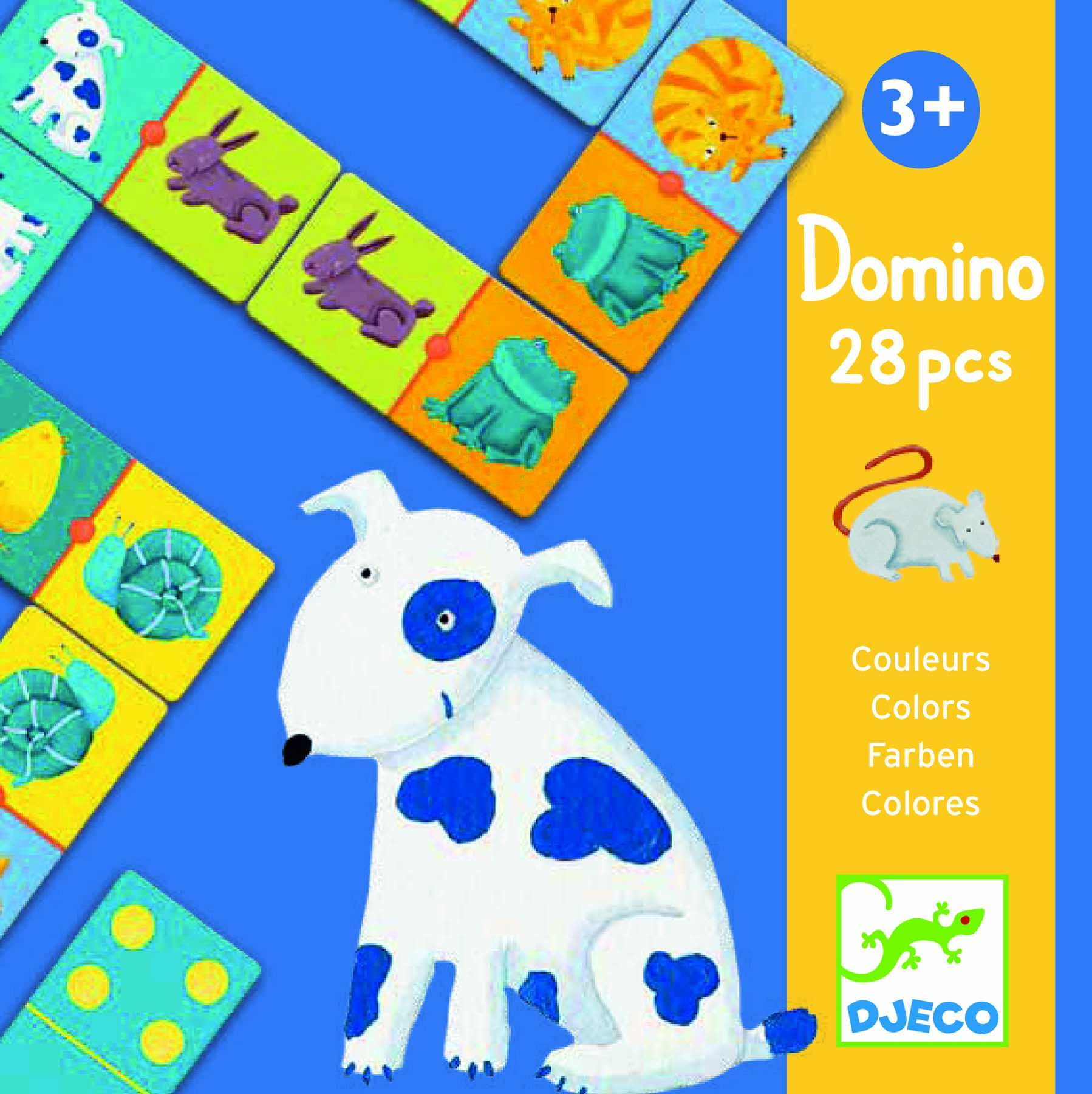Joc domino animale si culori djeco