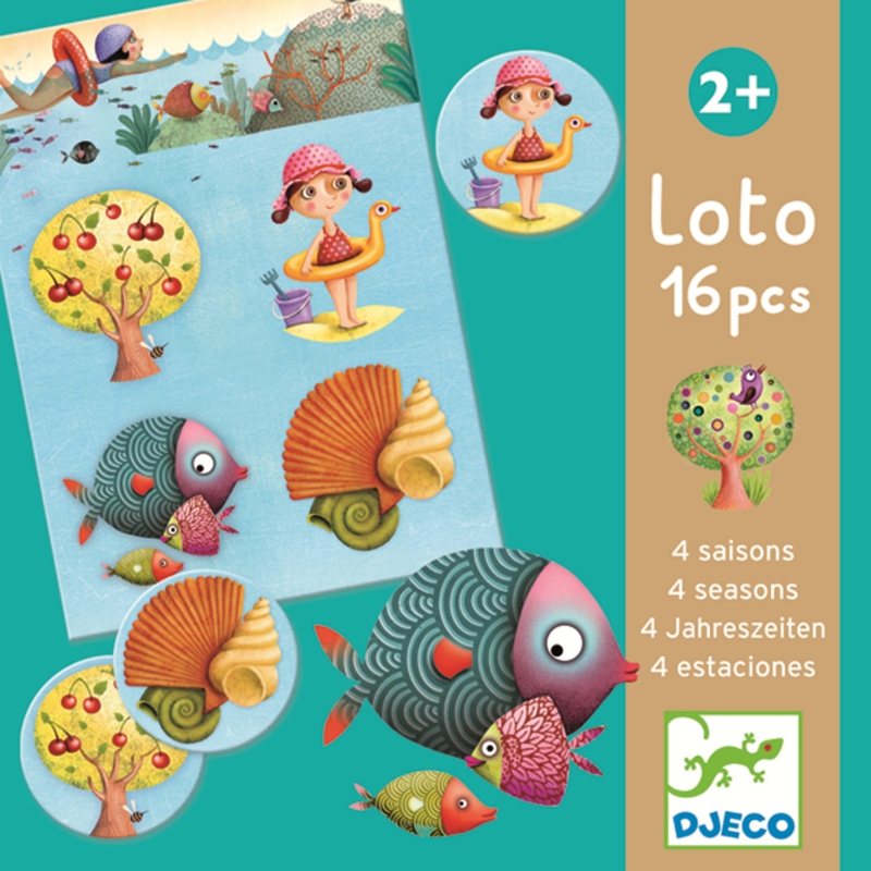 Joc loto cu anotimpuri djeco
