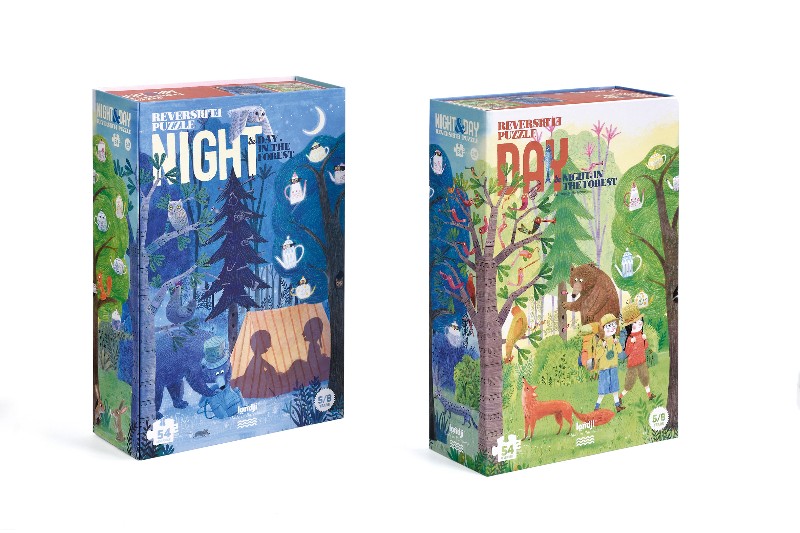 Puzzle reversibil zi si noapte londji
