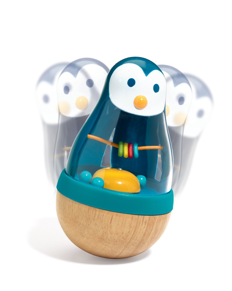 Jucarie bebe pinguinul roly djeco