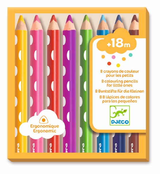 Creioane colorate pentru bebe djeco