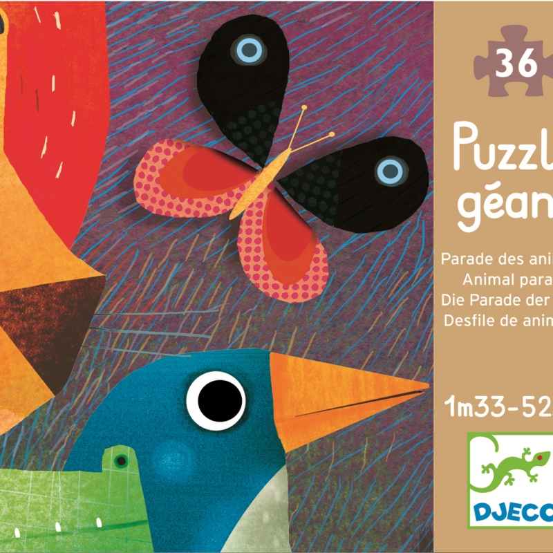 Puzzle gigant parada animalelor djeco
