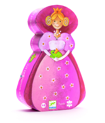 Puzzle printesa si broasca djeco
