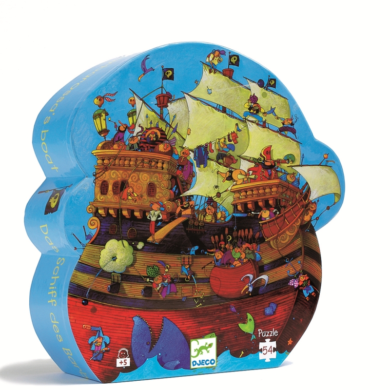 Puzzle corabia barbarossa djeco