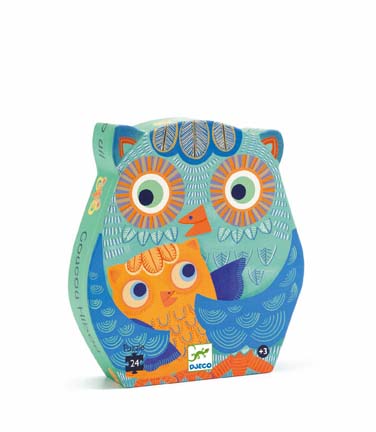Puzzle mama bufnita djeco