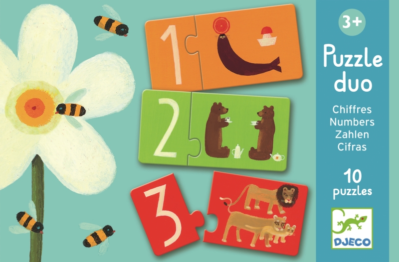 Puzzle duo numere djeco