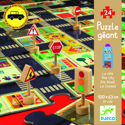 Puzzle gigant orasul djeco