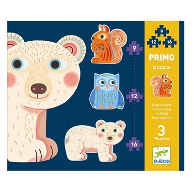 Puzzle-uri evolutive animale djeco