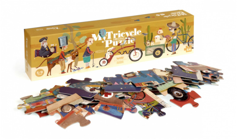 Puzzle tricicleta londji