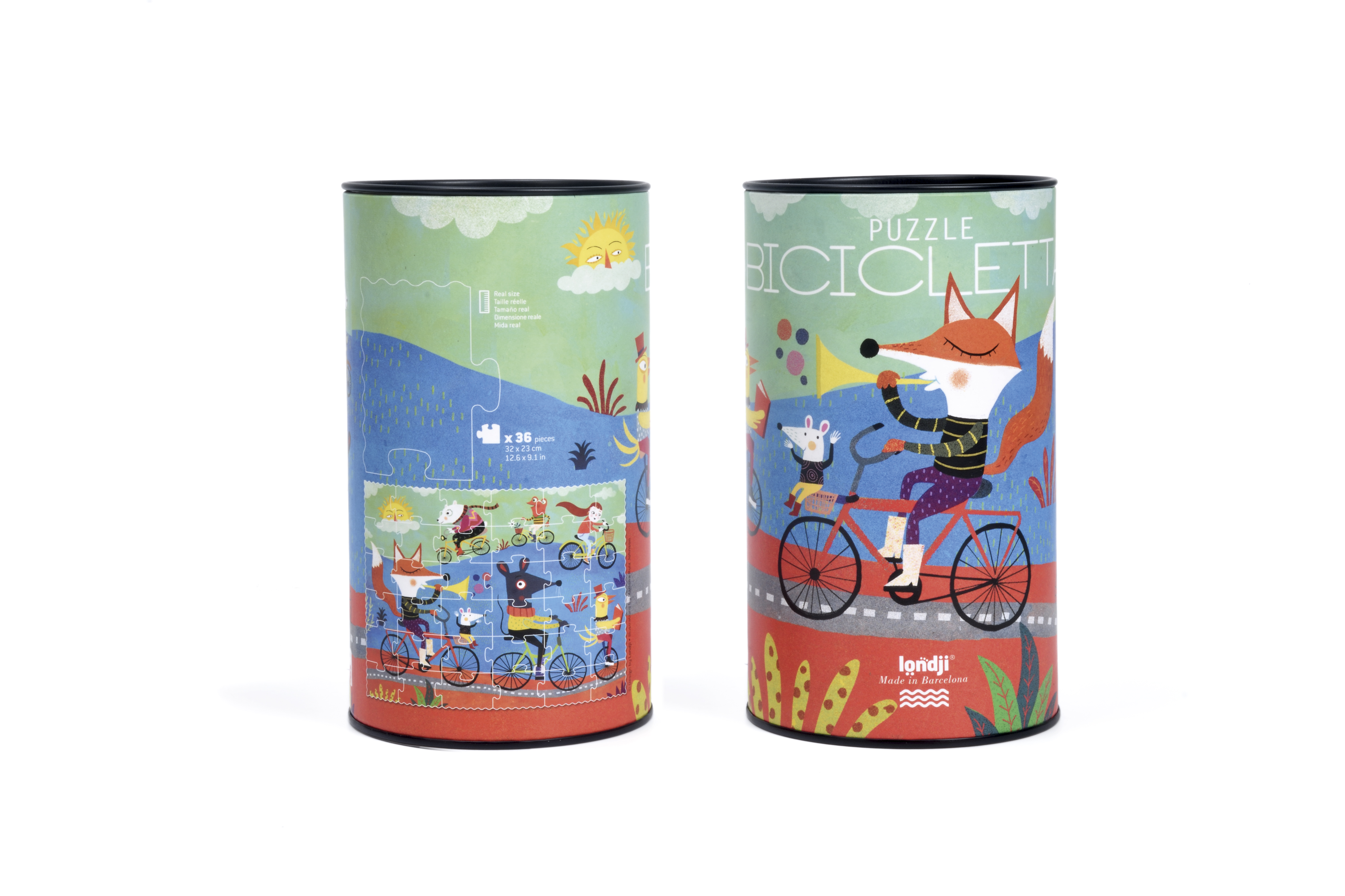 Puzzle cu bicicleta londji