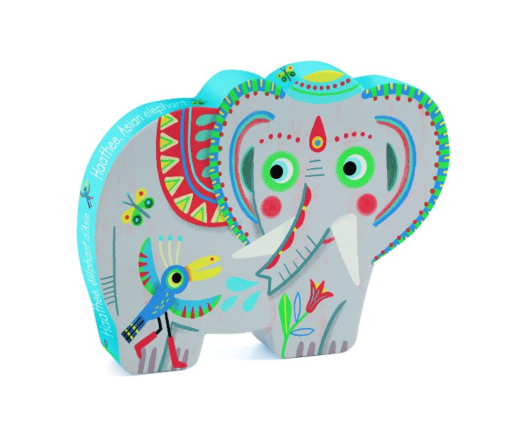 Puzzle elefantul asiatic djeco