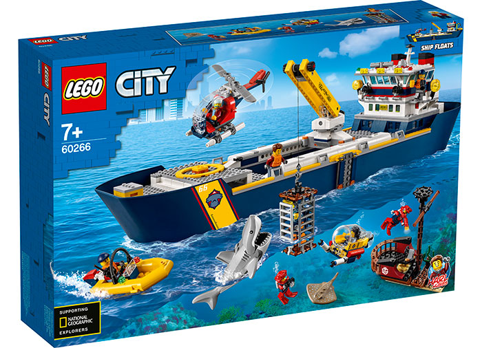 Nava de explorare a oceanului lego city