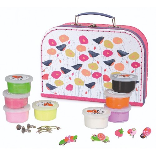 Set de modelaj cu plastilina, bijuterii cu flori egmont toys