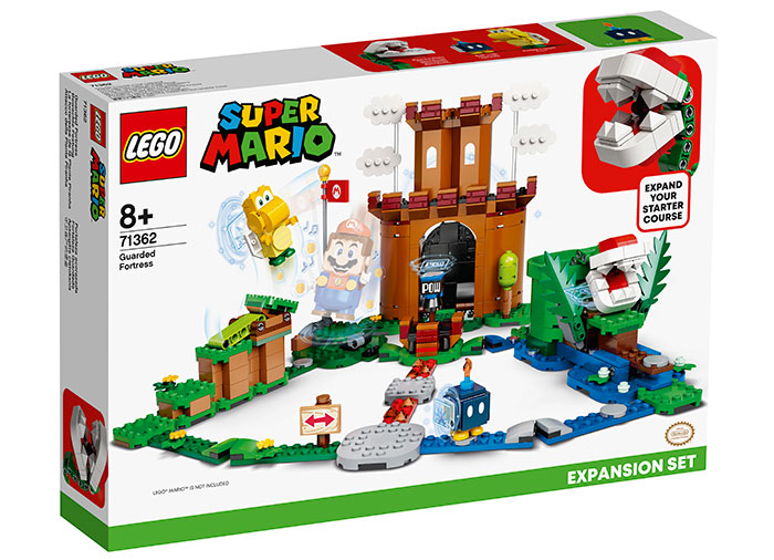 Set de extindere fortareata lego super mario