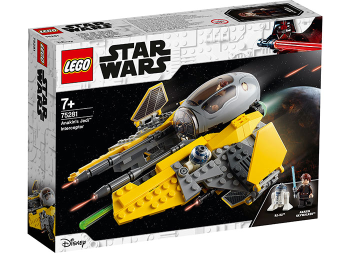 Interceptorul jedi al lui anakin lego star wars