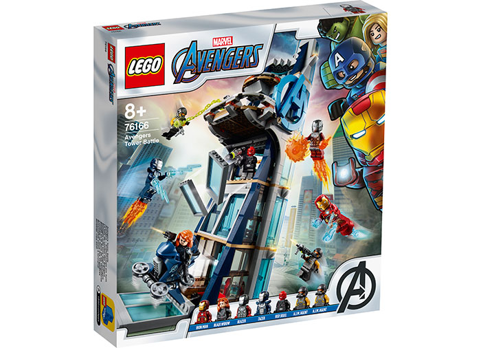 Lupta din turn a razbunatorilor lego marvel super heroes