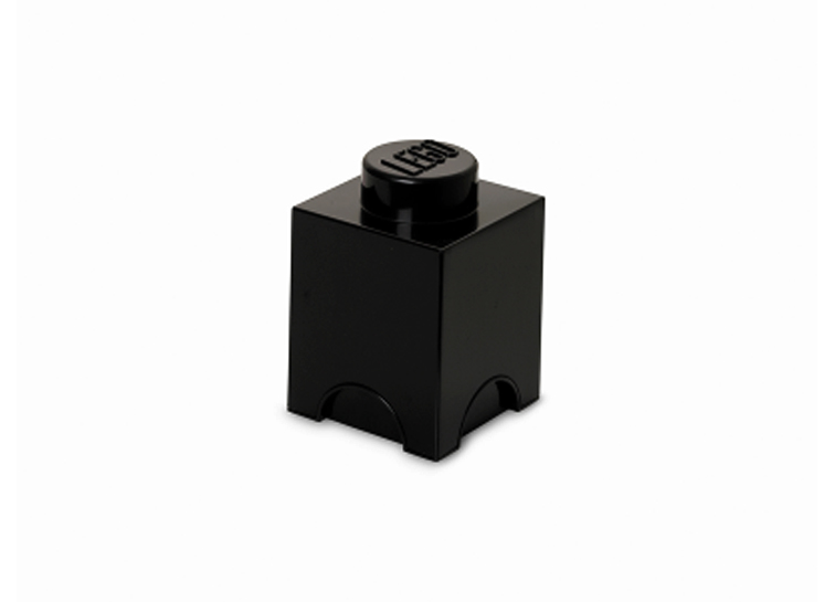 Cutie depozitare lego 1x1 negru