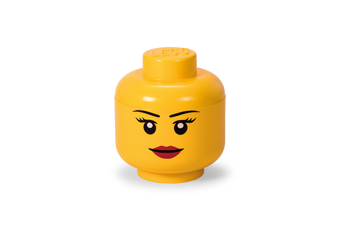 Cutie depozitare s cap minifigurina lego fetita