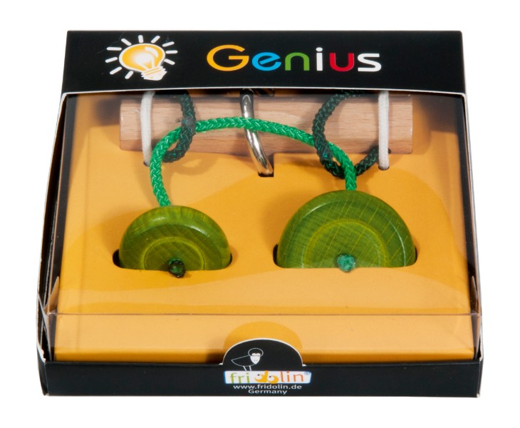 Joc logic iq test genius elibereaza inelul verde fridolin