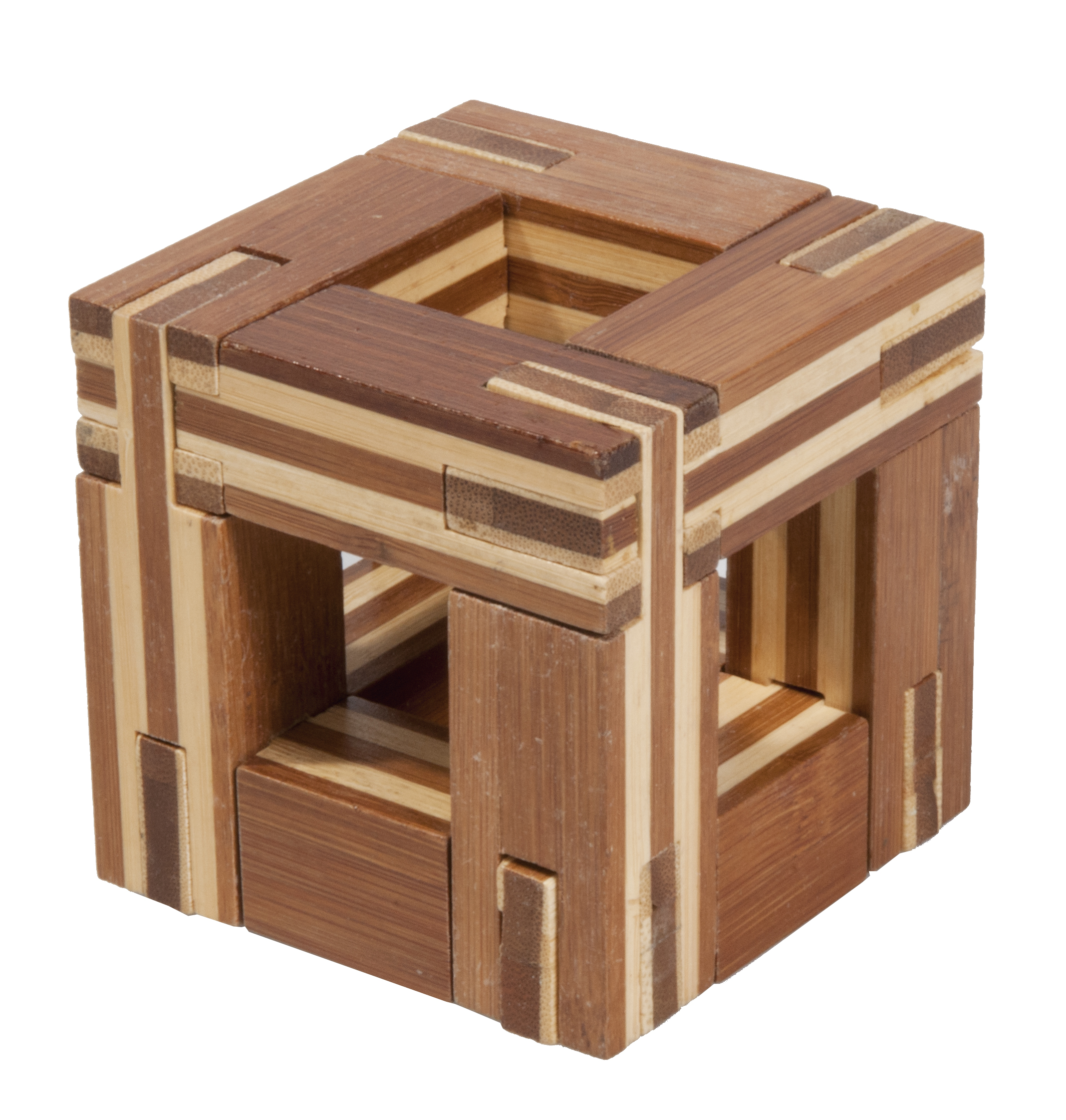 Joc logic iq din lemn bambus magic frame fridolin
