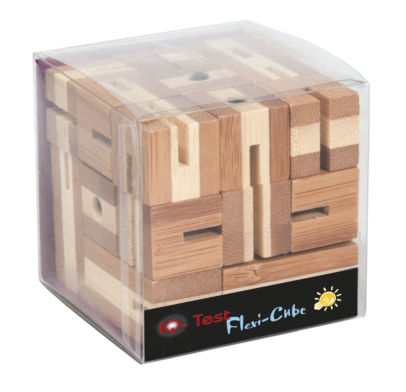 Joc logic puzzle 3d din bambus flexi-cub 3 fridolin